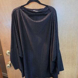 ODDY Black Textured Garment